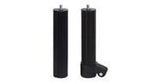 Juego 2 patas con ruedas Stonepik. Color negro. Altura 25.3 cm.