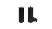 Juego 2 patas con ruedas Stonepik. Color negro. Altura 14 cm.