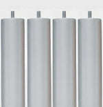 Juego 4 patas 30 cm madera color Titanium