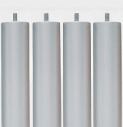 Juego 4 patas 30 cm madera color Titanium