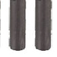 Juego 4 patas 25 cm. madera color Grafeno