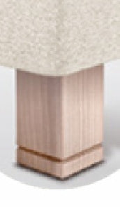 Juego 4 patas madera Cuadrada 15 cm.