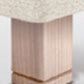 Juego 4 patas madera Cuadrada 15 cm. + 4 patas metálicas centrales