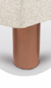 Juego 4 patas madera Cilíndrica 15 cm. + 4 patas metálicas centrales