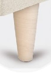 Juego 6 patas madera Cónica 25 cm. + 1 pata metálica central