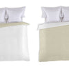 Estelia funda nórdica Bicolor Reversible (50/50) - Blanco-Piedra