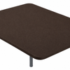 Descansor Somitap Curvo Malla 3D - Chocolate