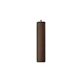 Pata madera color wengué 25 cm.