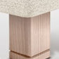 Juego 4 patas madera 15 cm + 1 pata metálica central