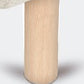 Juego 4 patas madera 25 cm. + 1 pata metálica central