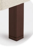 Juego 4 patas madera 25 cm.
