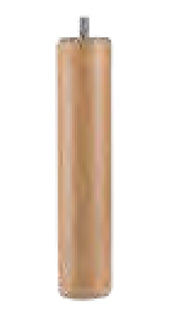 Juego 4 patas cilíndricas 25 cm.